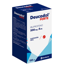 Deucodol Forte Ibuprofeno 200mg/5ml Jarabe 120ml