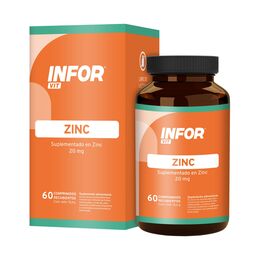 Infor Vit Zinc 20mg 60 Comprimidos Recubiertos