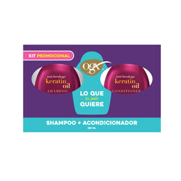 Product image of Ogx Pack Sh + Aco Keratin 385ml