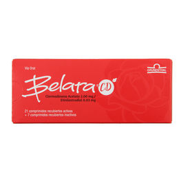 Product image of Belara CD Clormadinona / Etinilestradiol 28 Comprimidos Recubiertos