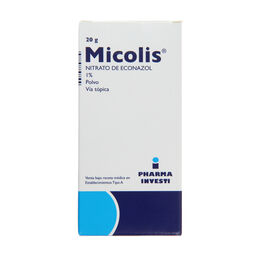 Product image of Micolis Econazol 1% Polvo Tópico 20g