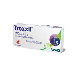 Troxxil Tinidazol 1g 4 Comprimidos Recubiertos