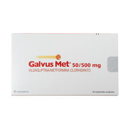 Galvus Met 50/500 Vildagliptina / Metformina 28 Comprimidos Recubiertos