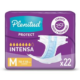 Pañales para Adultos Plenitud Protect Talla M 22 Unidades