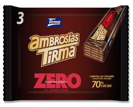 Ambrosia Zero 70% Cacao Sin Azúcar 3 Unidades - Tirma