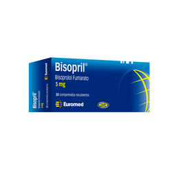 Bisopril Bisoprolol 5mg 30 Comprimidos Recubiertos