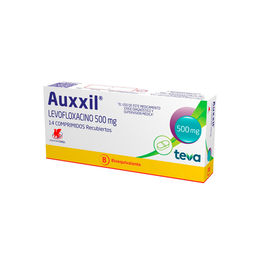 Auxxil (B) Levofloxacino 500mg 14 Comprimidos Recubiertos - Recamicina