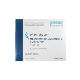 Menopur Menotropina 1200UI Inyectable 1 Frasco-Ampolla