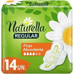 Toallas Higiénicas Día Con Manzanilla Con Alas - Naturella