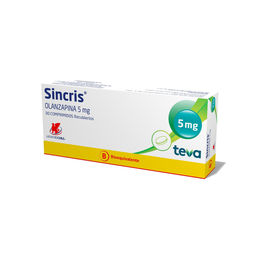 Sincris (B) Olanzapina 5mg 30 Comprimidos Recubiertos