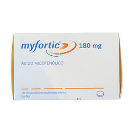 Myfortic ícido Micofenólico 180mg 120 Comprimidos Recubiertos