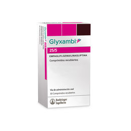 Glyxambi 25/5 Empagliflozina / Linagliptina 30 Comprimidos Recubiertos