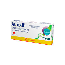 Auxxil (B) Levofloxacino 500mg 10 Comprimidos Recubiertos - Recamicina