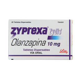 Zyprexa Zydis (R) Olanzapina 10mg 28 Tabletas Dispersables