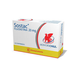 Sostac (B) Fluoxetina 20mg 60 Comprimidos