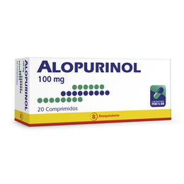 Alopurinol (B) 100mg 20 Comprimidos