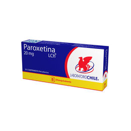 Paroxetina (B) 20mg 30 Comprimidos Recubiertos