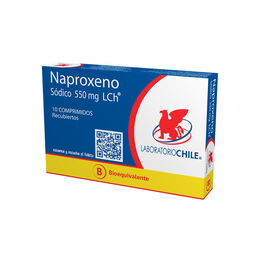 Product image of Naproxeno (B) 550mg 10 Comprimidos Recubiertos