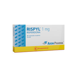 Product image of Rispyl (B) Risperidona 1mg 20 Comprimidos Recubiertos