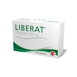 Liberat Orlistat 120mg 60 Cápsulas