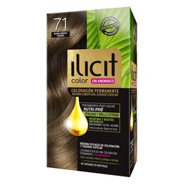 Product image of Tintura Ilicit Sin Amoníaco 7/1 Rubio Medio Ceniza