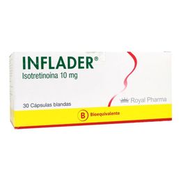 Product image of Inflader (B) Isotretinoí­na 10mg 30 Cápsulas