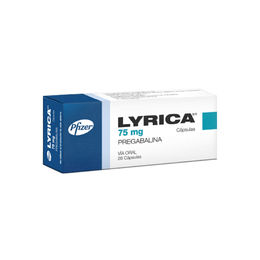 Product image of Lyrica (R) Pregabalina 75mg 28 Cápsulas