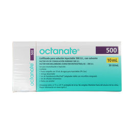 Octanate Factor VIII 500UI Inyectable 1 Ampolla