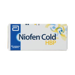 Product image of Niofen Cold HBP 10 Comprimidos Recubiertos