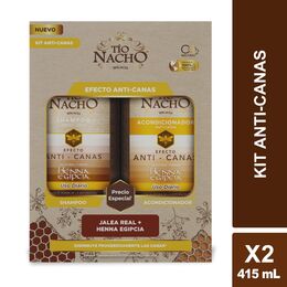 Pack Tío Nacho Anti Canas Shampoo 415ml + Acondionador 415ml