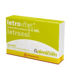 Product image of Letrovitae (B) Letrozol 2.5mg 30 Comprimidos Recubiertos