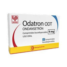 Odatron (B) ODT Ondansetrón 4mg 2 Comprimidos Bucodispersables