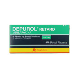 Depurol Retard (B) Venlafaxina 150mg 30 Cápsulas Prolongadas