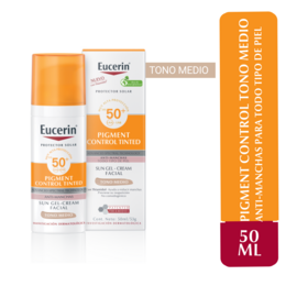 Eucerin Protector Solar Pigment Control Tinted Protector Solar Facial Tono Medio FPS50+ 50ml