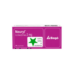 Product image of Neuryl (B) Clonazepam 2mg 30 Comprimidos