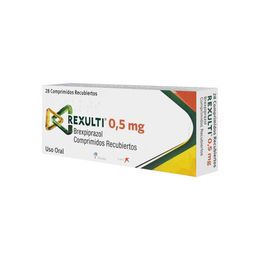 Rexulti Brexpiprazol 0.5mg 28 Comprimidos Recubiertos