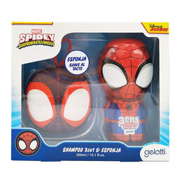 Shampoo 3 en 1 Spiderman + Esponja Miles - Gelatti kids