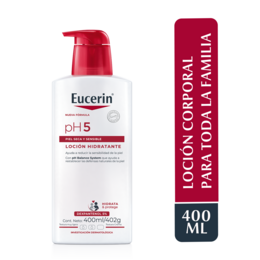 Eucerin Loción Corporal para niños y adultos pH5 400ml - Piel Sensible