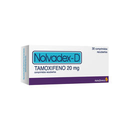 Nolvadex-D (R) Tamoxifeno 20mg 30 Comprimidos Recubiertos