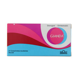 Gianda (B) Dienogest / Etinilestradiol 21 Comprimidos Recubiertos