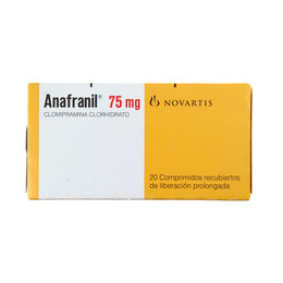 Anafranil Clomipramina 75mg 20 Comprimidos Prolongados