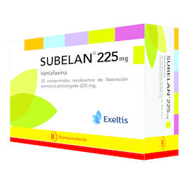 Subelan (B) Venlafaxina 225mg 30 Comprimidos Prolongados