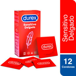 Durex Condones Sensitivo Delgado