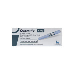 Ozempic Semaglutida 4mg/3ml Inyectable 1 Dispositivo 4 Agujas