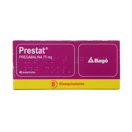 Prestat (B) Pregabalina 75mg 40 Comprimidos