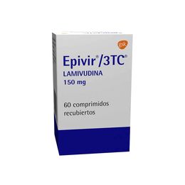 Epivir 3TC (R) Lamivudina 150mg 60 Comprimidos Recubiertos