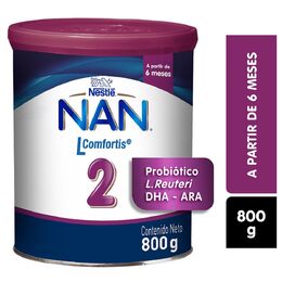 Fórmula Infantil Nan 2 L Comfortis 800g