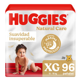 Product image of Pañales Huggies Natural Care XG 96 Unidades