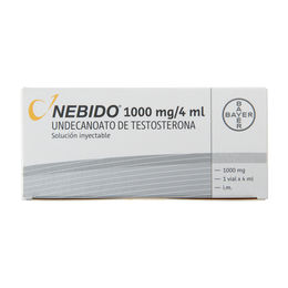 Nebido Testosterona 1000mg/4ml Inyectable 1 Vial