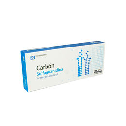 Carbón Sulfaguanidina 20 Comprimidos - Carbon sulfaguanidina